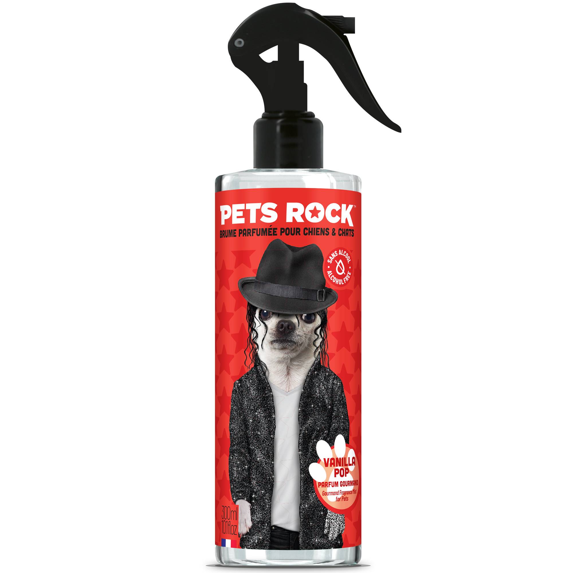 Brume parfumée pour chien et chat 300ML Pets Rock - VANILLA POP - Image 1