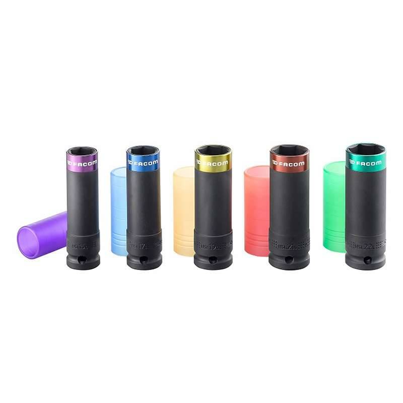 Facom - Coffret de 5 douilles à choc renforcé 1/2'' - FACOM - NSI.5LPB - Imagen 3