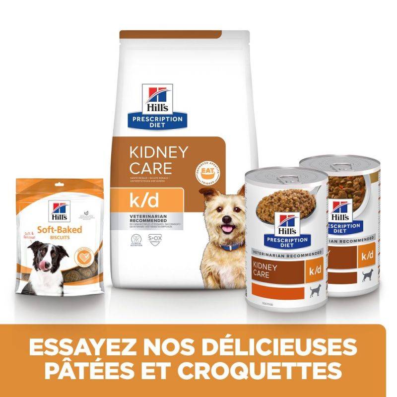 CROQUETTES CHIEN ADULT PRESCRIPTION DIETS K/D KIDNEY - HILL'S 1,5 kg - Image 3