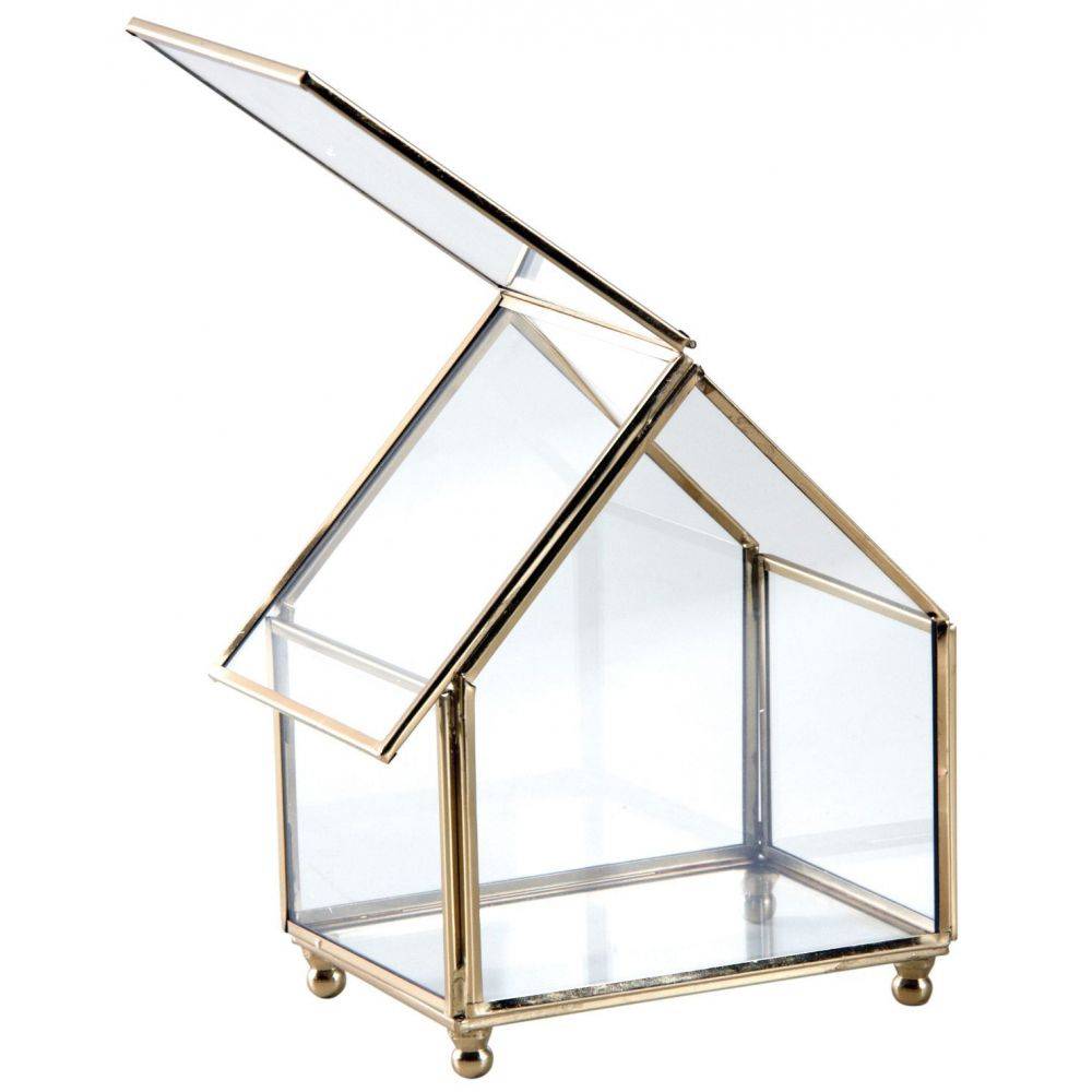 Aubry Gaspard - Coffret à bijoux en laiton et verre - Image 2