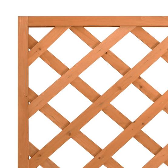 Vidaxl - Jardinière avec treillis marron bois massif de sapin vidaXL 365479 - Image 4