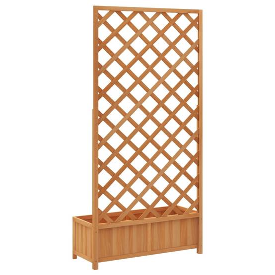 Vidaxl - Jardinière avec treillis marron bois massif de sapin vidaXL 365479 - Image 7