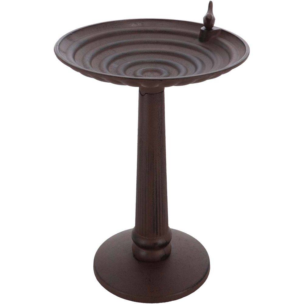 Esschert Design - Baño para pájaros de hierro fundido sobre pie XL - 37 cm - Imagen 4