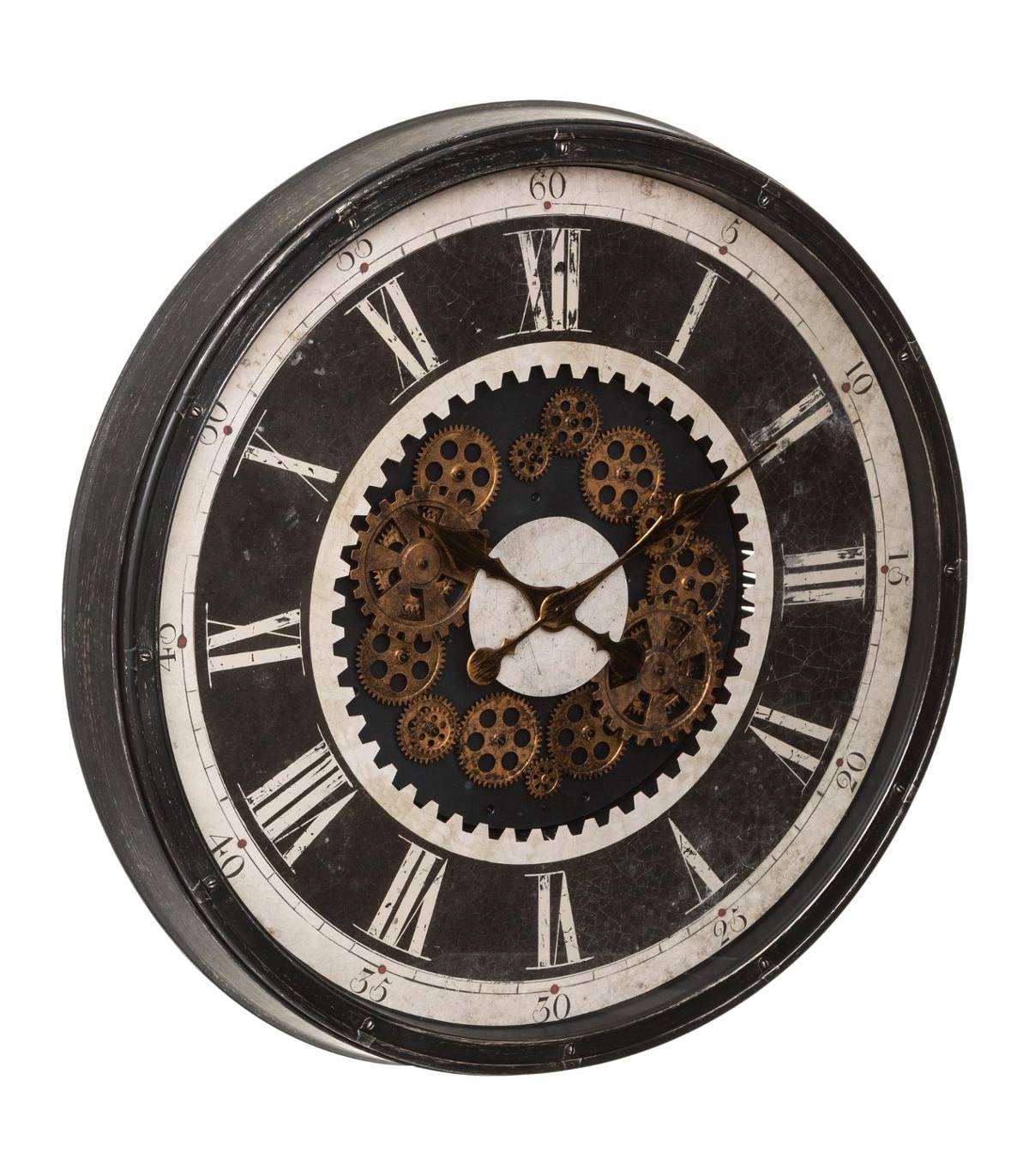 Grande Pendule murale style Rétro et Vintage D 76 cm - Imagen 3