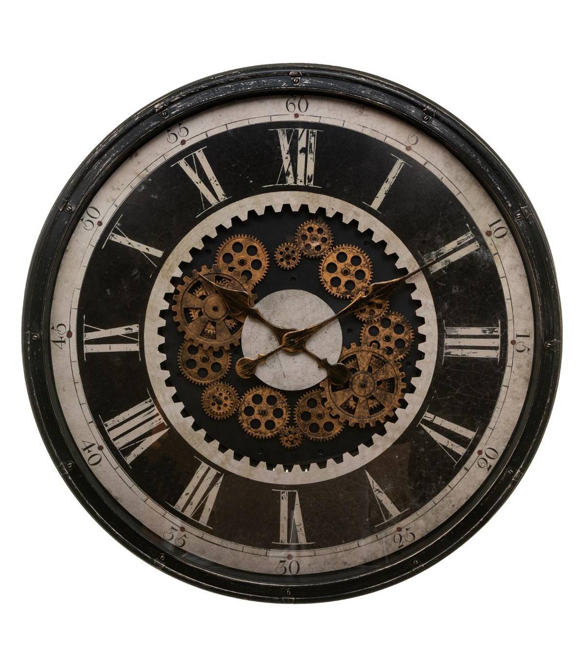 Grande Pendule murale style Rétro et Vintage D 76 cm - Imagen 1