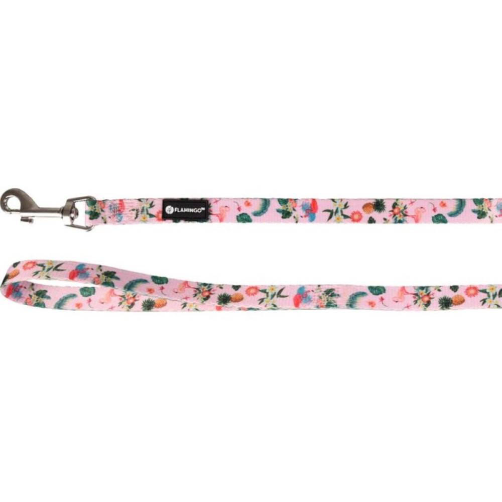 Laisse SERA rose 120 cm x 15 mm, pour chiens. - Imagen 2