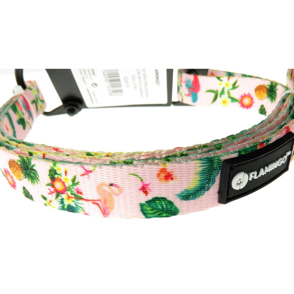 Laisse SERA rose 120 cm x 15 mm, pour chiens. - Imagen 3
