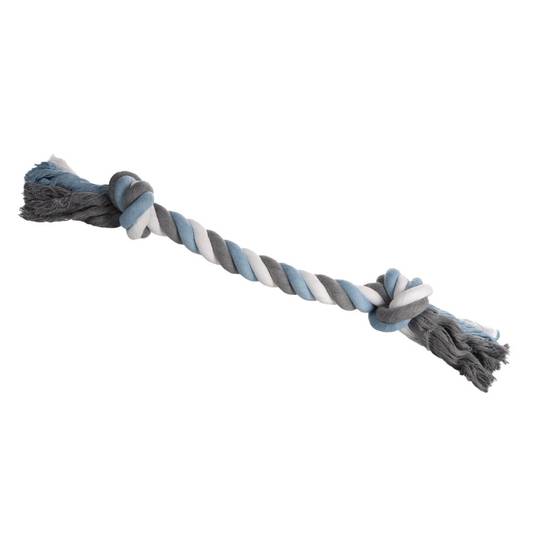 Jouet corde avec 2 nœuds Bleu ø 8.5 x 75 cm jumbo pour chien - Image 1