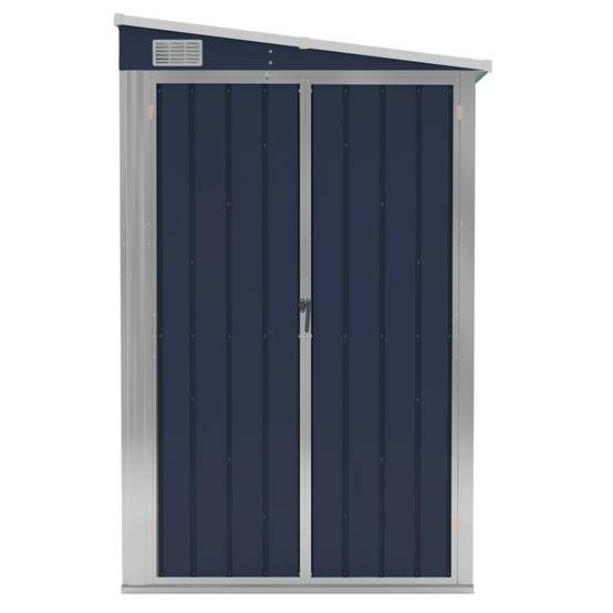 Vidaxl - Abri de jardin mural Anthracite 118x288x178 cm Acier vidaXL 316227 - Image 4