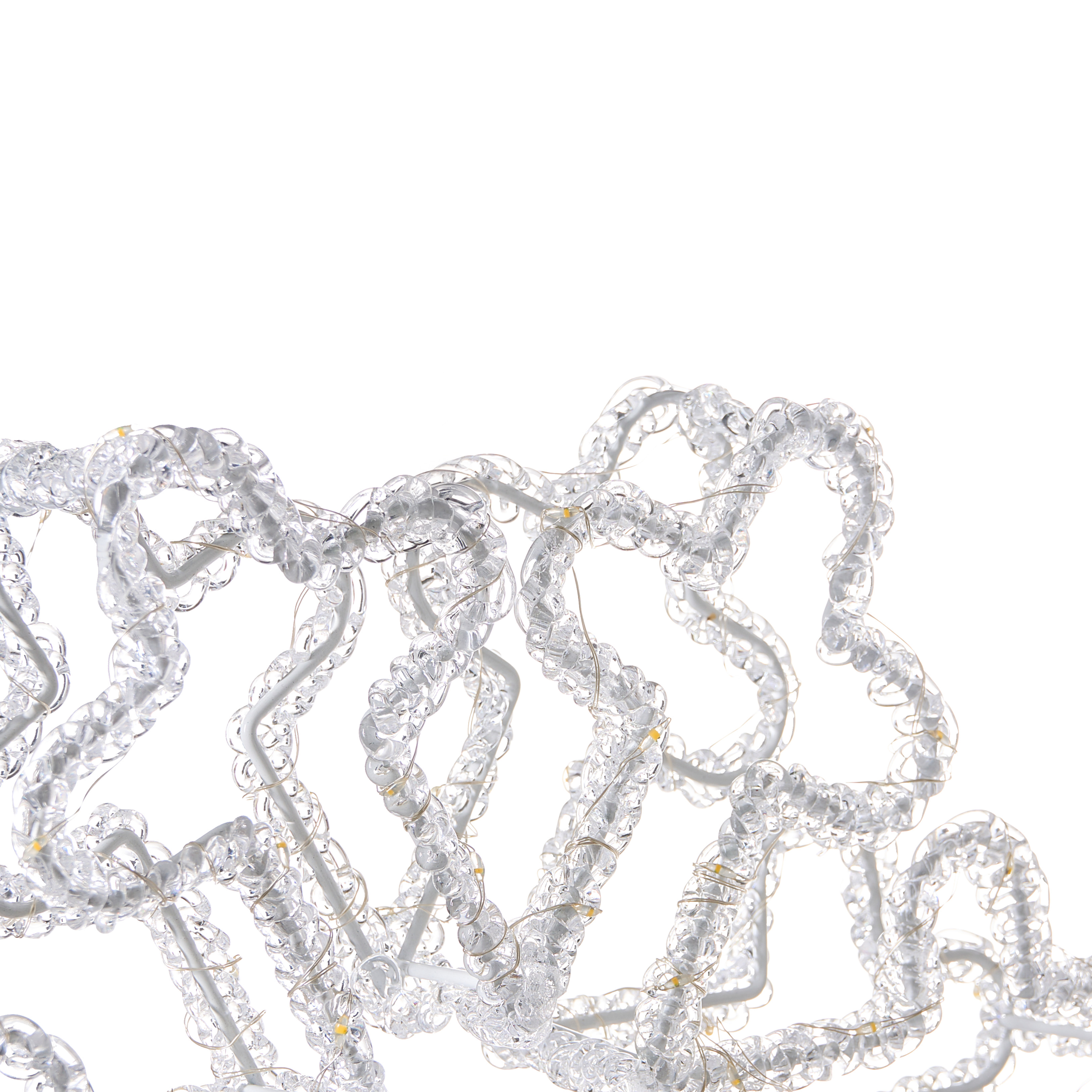 Décoration LED Acrylique Blanc SILVERAN - Beliani - Image 6