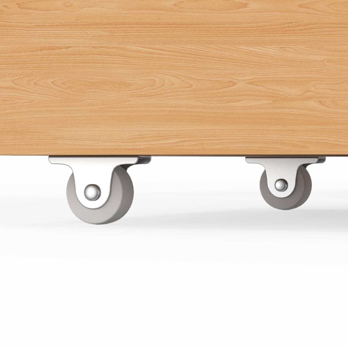 IDMARKET - Meuble de rangement enfant EDHEN bois et cannage 3 tiroirs cubes sur roulettes - Image 7