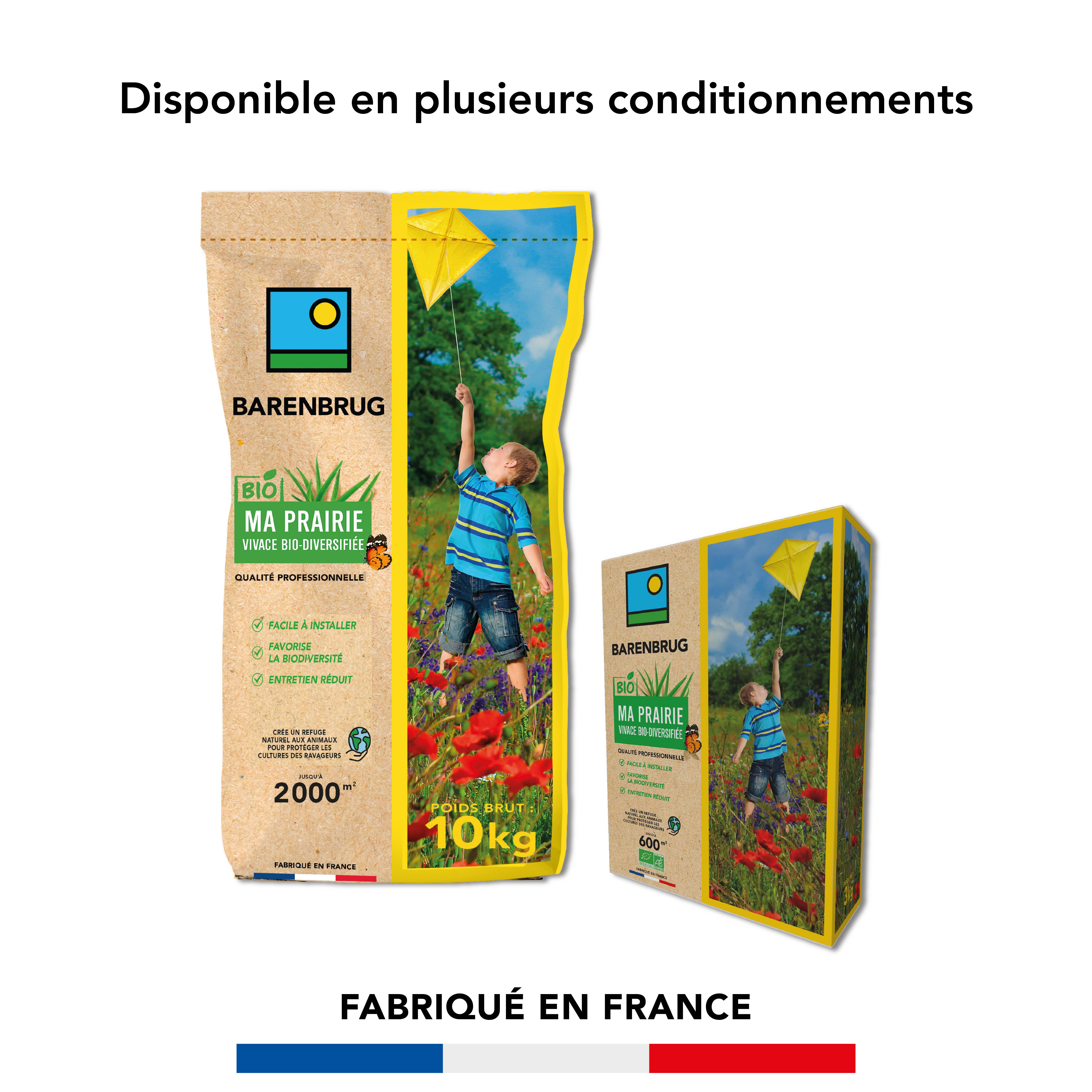 Prairie Vivace - Facile à Installer - Entretien Réduit - Refuge Naturel Animaux - 10KG - BARENBRUG - Image 5