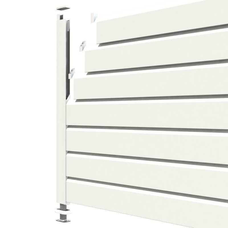 Closea - Kit cloture - Lame 16cm   - PVC Blanc - LG: 12m x H: 1m74 Closea - Image 3