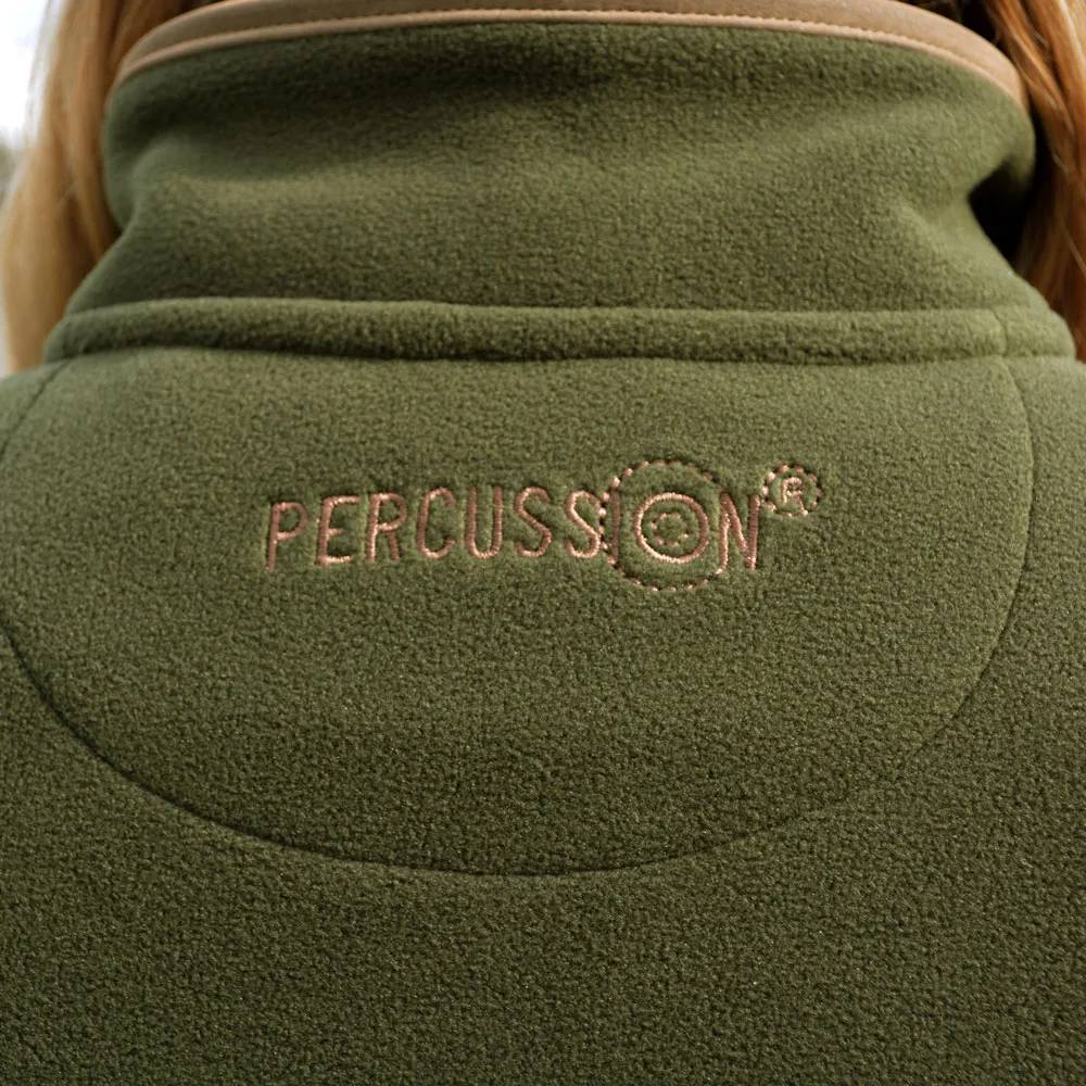 Blouson Scotland femme 4 poches zip polaire polyester kaki S à XL Percussion - Image 6