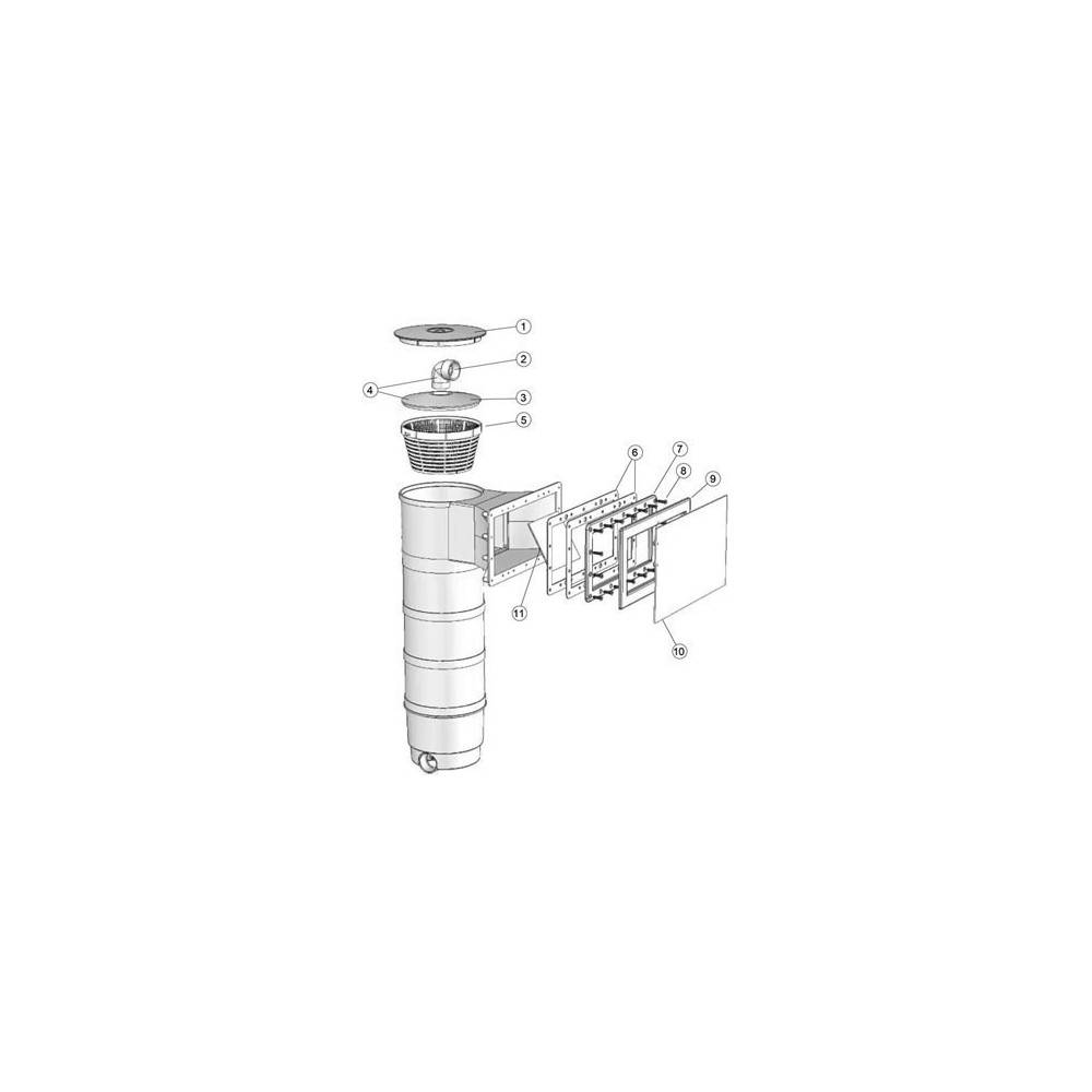 Volet Skimmer  A300 &  142 x 128 Mm - Weltico 62502 - Imagen 4