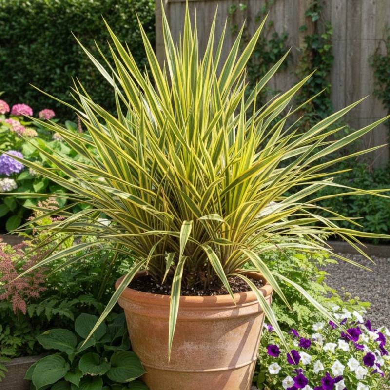 Cordyline australe Torbay Dazzler - Pot de 4L - 40/60 cm - Image 4