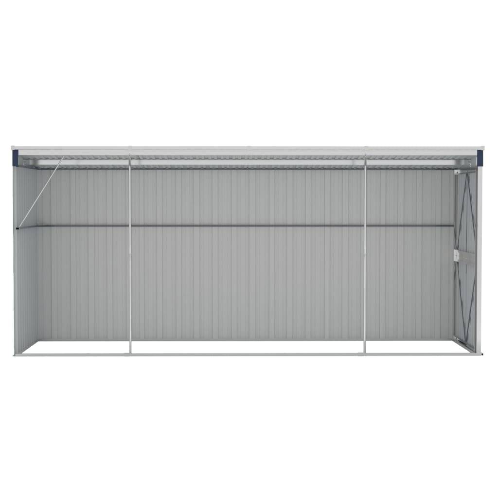 Maison Chic - Abri de jardin 4.51m² mural Cabane de jardin - Anthracite 118x382x178 cm Acier - Meuble Pro MAISON CHIC - Imagen 5