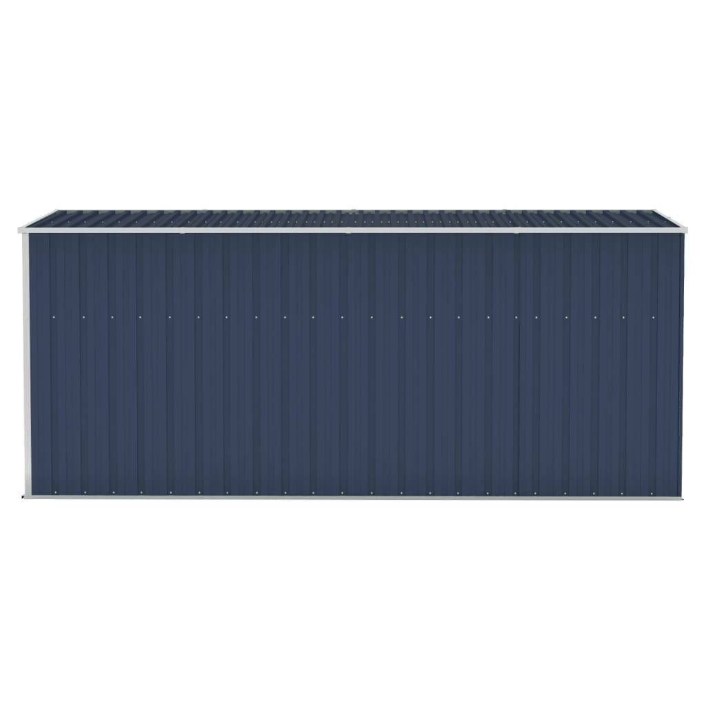 Maison Chic - Abri de jardin 4.51m² mural Cabane de jardin - Anthracite 118x382x178 cm Acier - Meuble Pro MAISON CHIC - Imagen 4