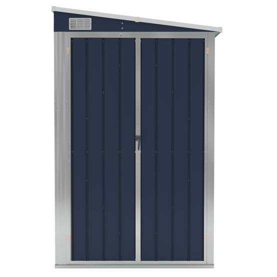 Maison Chic - Abri de jardin 4.51m² mural Cabane de jardin - Anthracite 118x382x178 cm Acier - Meuble Pro MAISON CHIC - Imagen 3