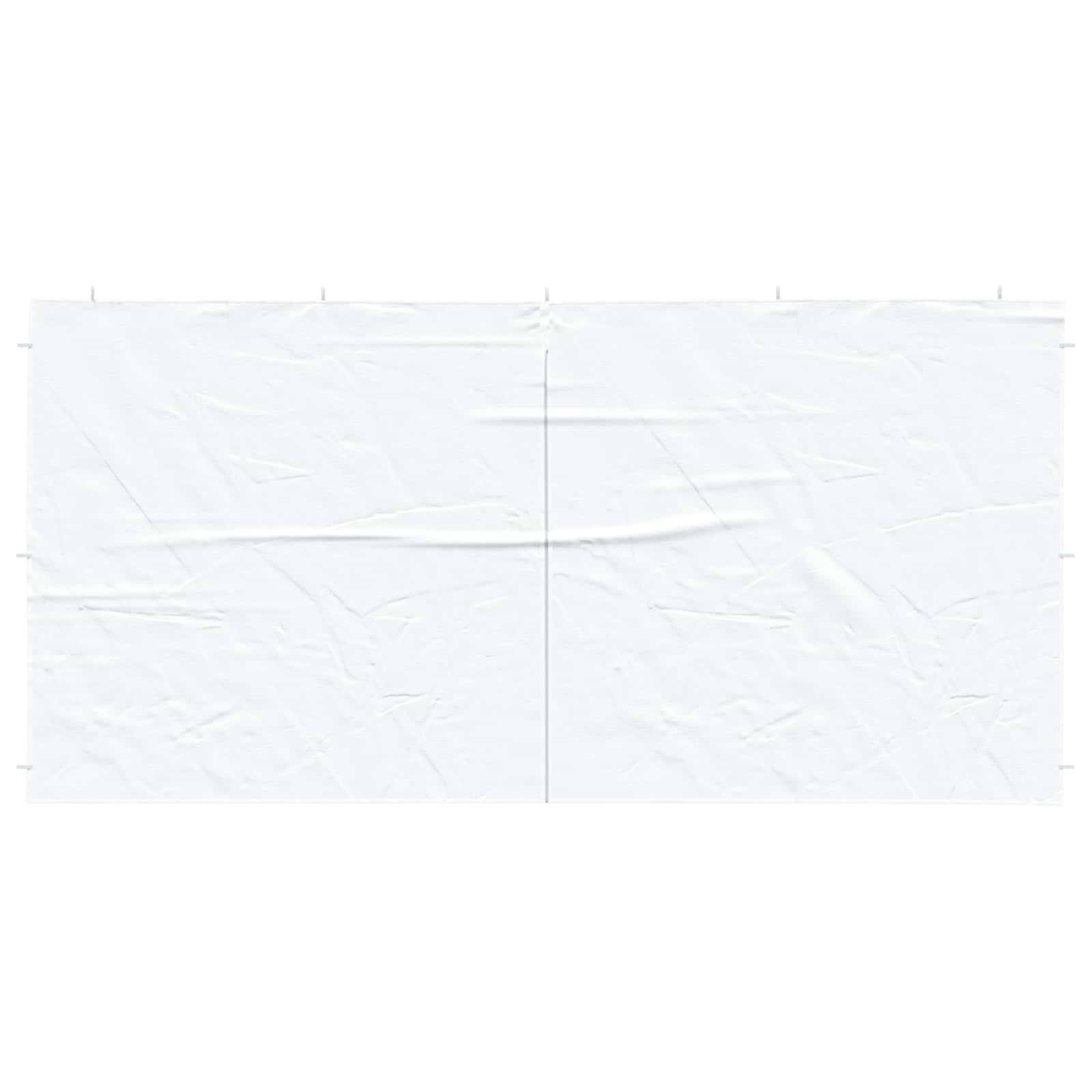 Mur de tente de fête PE et acier blanc 400 x 195 cm - PANGIVO - Image 3