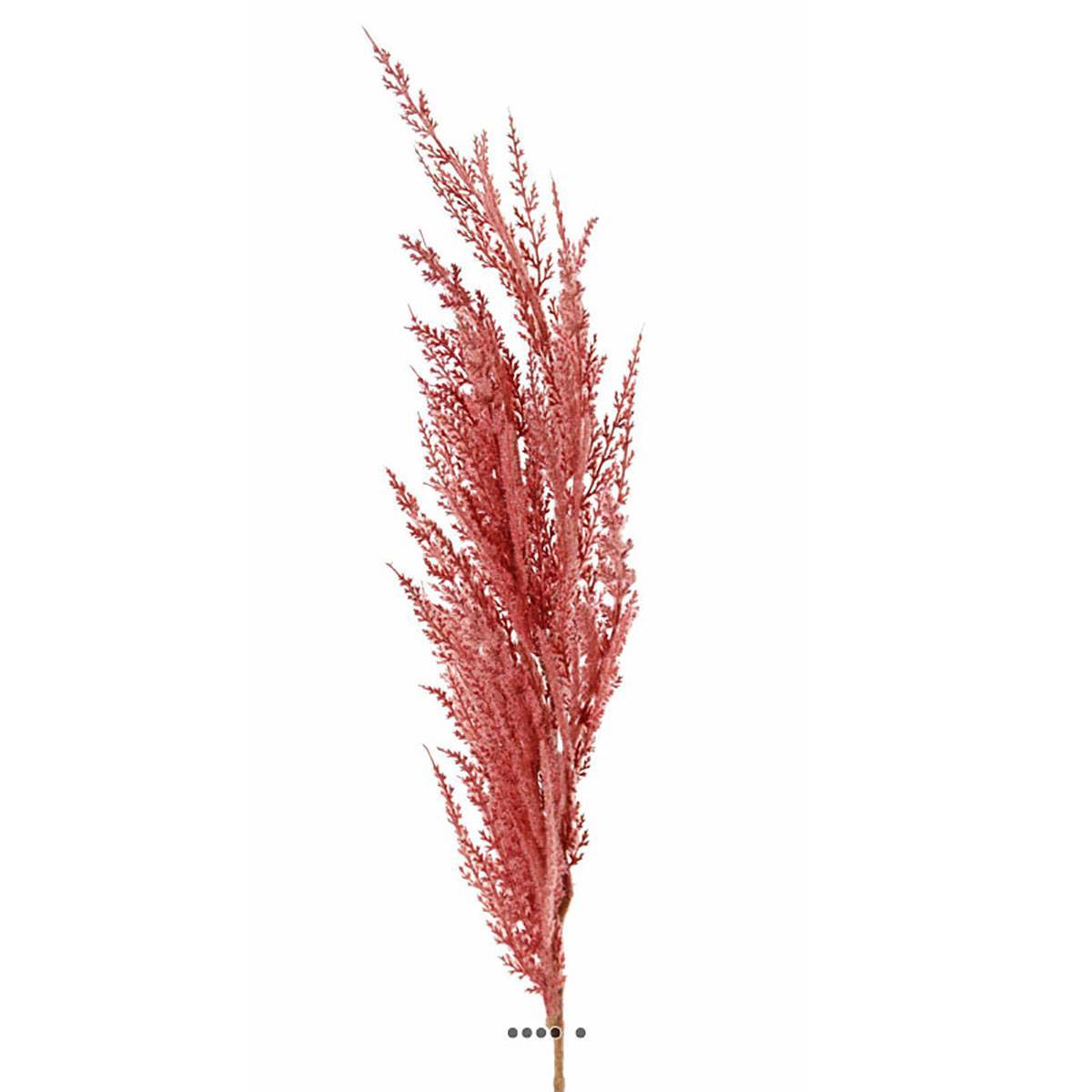 Artificielles - Magnifique fausse herbe de pampa grande tige 100 cm Rose - couleur: Rose - Imagen 2