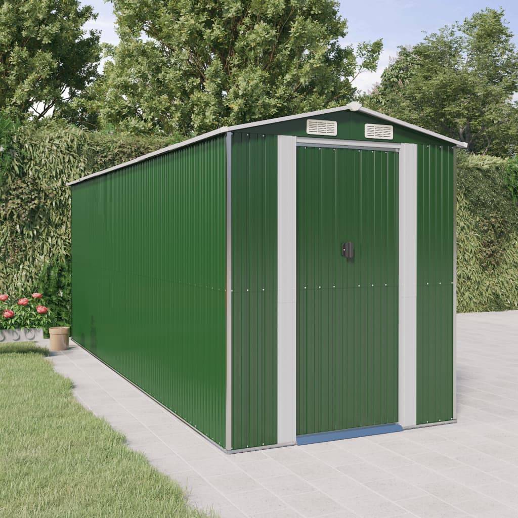 Vidaxl - Abri de jardin Vert 192x523x223 cm Métal galvanisé 10m² vidaXL 3147431