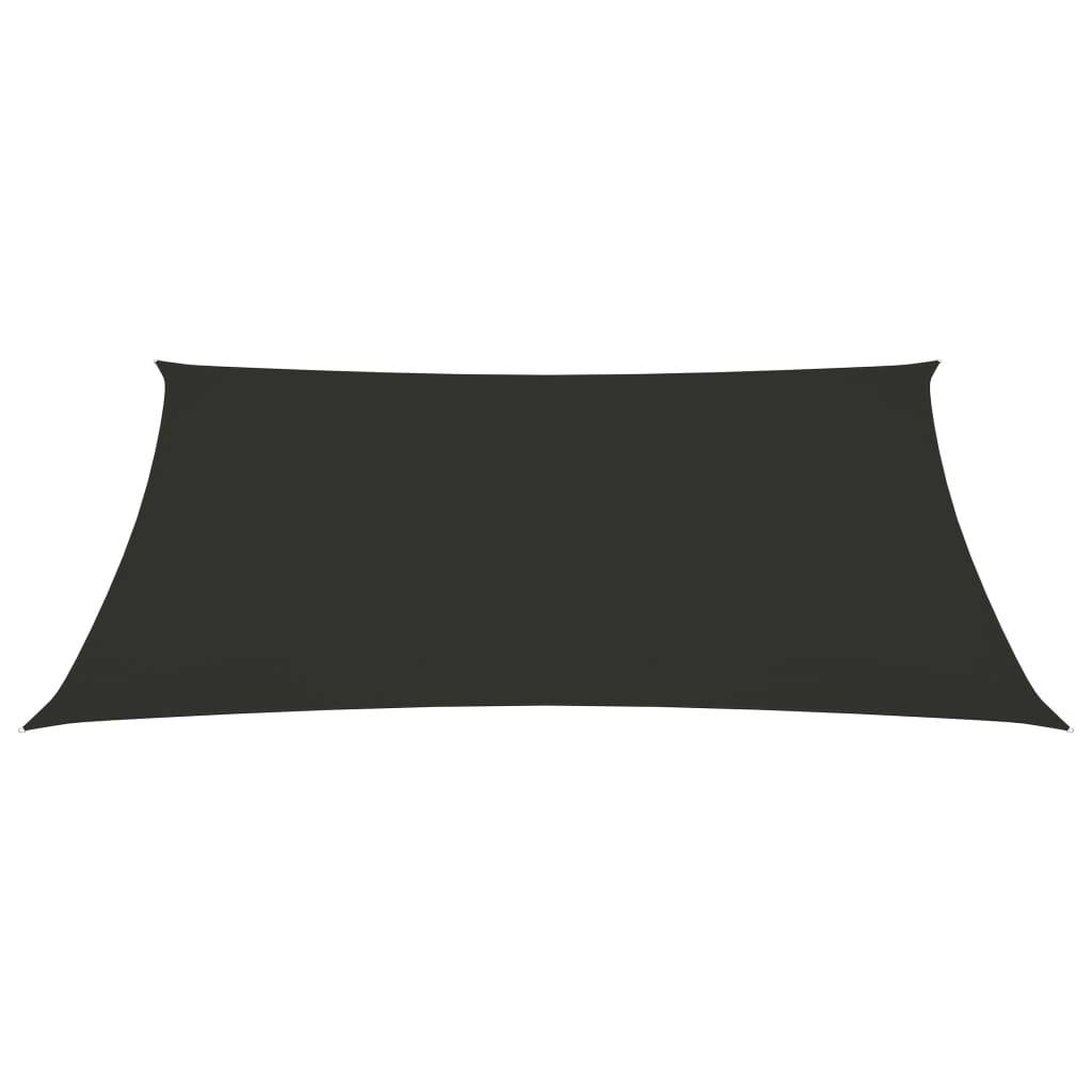 Helloshop26 - Voile toile d'ombrage parasol tissu oxford trapèze 2/4 x 3 m anthracite - Imagen 2