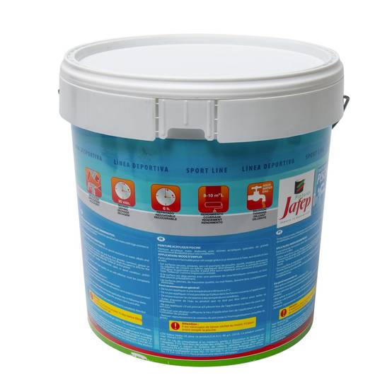 Peinture spéciale pour piscine Bleu mat Jafep 15L - Image 3