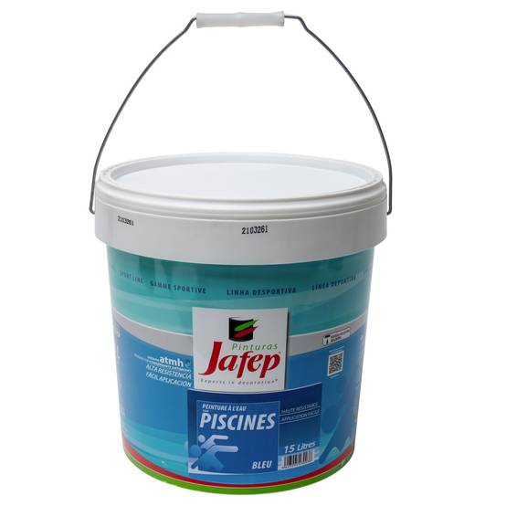 Peinture spéciale pour piscine Bleu mat Jafep 15L - Image 2