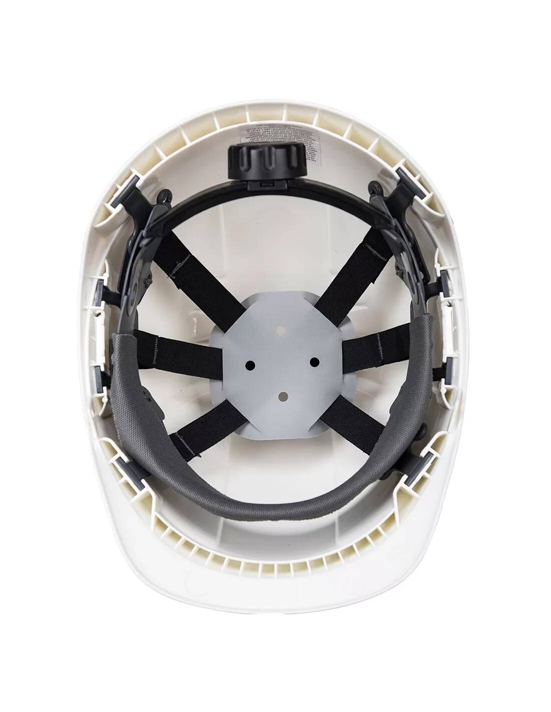 Casque porte badge jugulaire 4 point PB5 Blanc PORTWEST - PB55WHR - Image 2