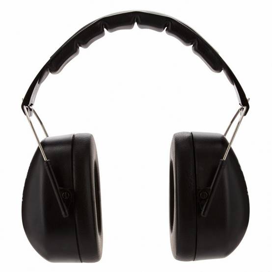 3M Casque anti-bruit avec serre-tête pliable 90563E, SNR 30 dB, noir - Image 2