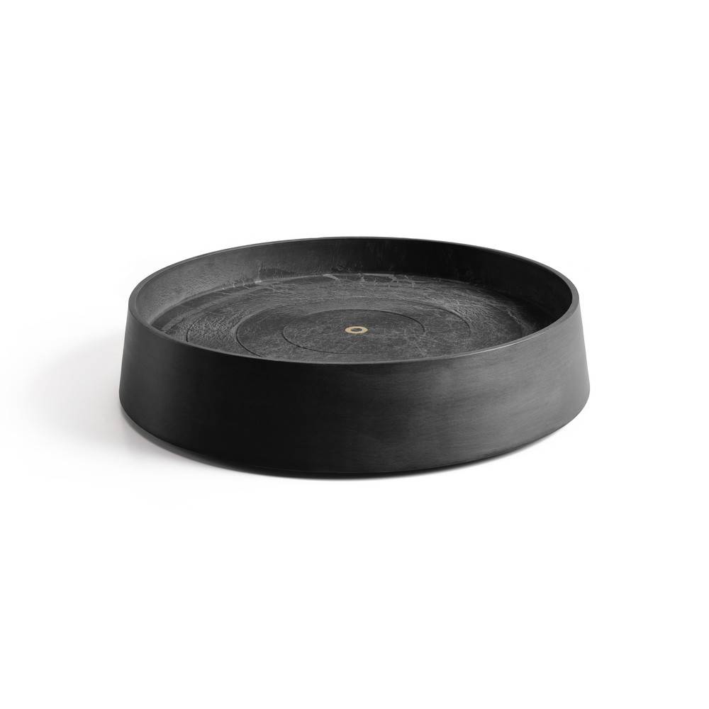 Ecopots - Support à roulettes Wheels Oslo 55 Gris Foncé - Ø 50 x H. 10,5 cm ECOPOTS - Imagen 1