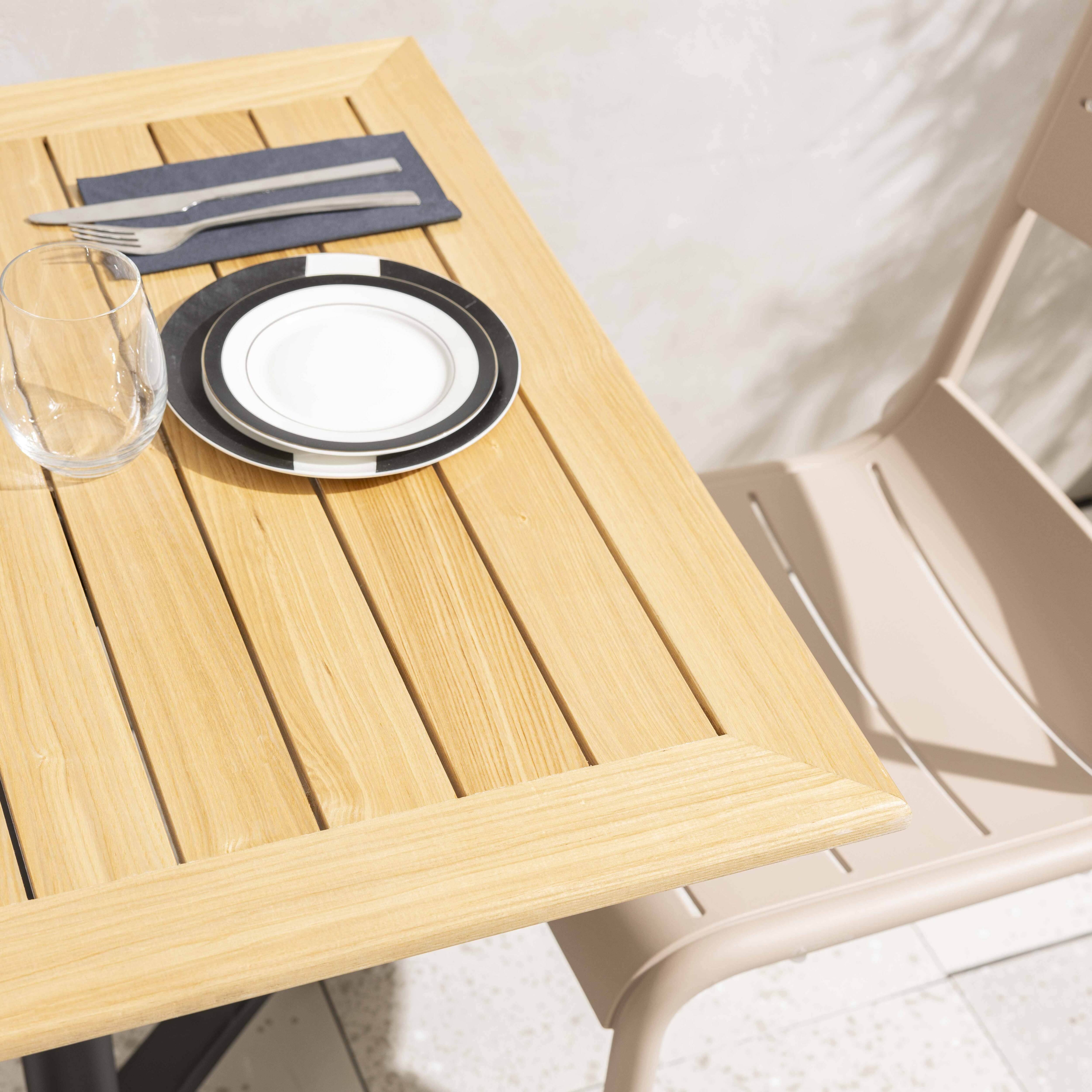 Oviala - Plateau de table carré 70 x 70 cm en bois Newport Newport - Oviala - Imagen 2