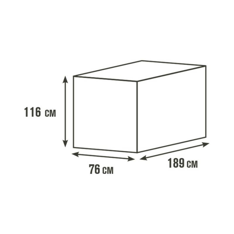 Brasero - Housse de protection pour Barbecue Bi Energy - BRASERO - Protection Barbecues, imperméable - 189 x 76 x 116 - Imagen 4