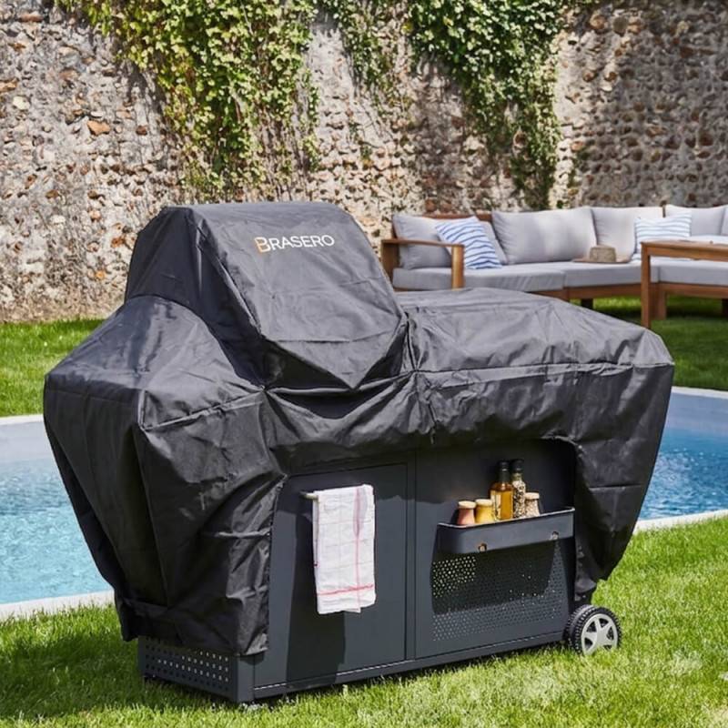 Brasero - Housse de protection pour Barbecue Bi Energy - BRASERO - Protection Barbecues, imperméable - 189 x 76 x 116 - Imagen 2