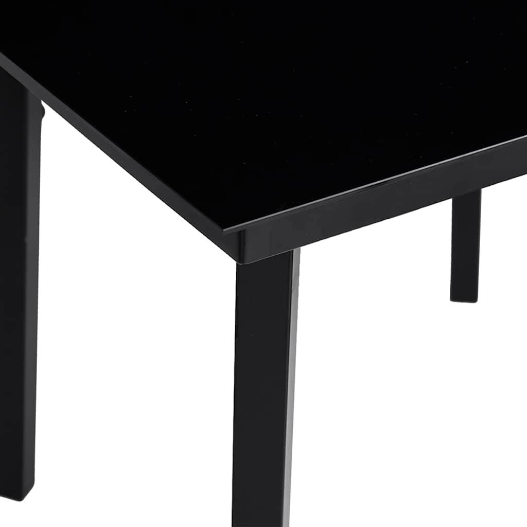 Salon de Jardin 4 Personnes Résine Tressée Table Carrée avec Coussins Confort pour Terrasse Marron 80x80cm – ComfortXL Outdoor Living - Image 9