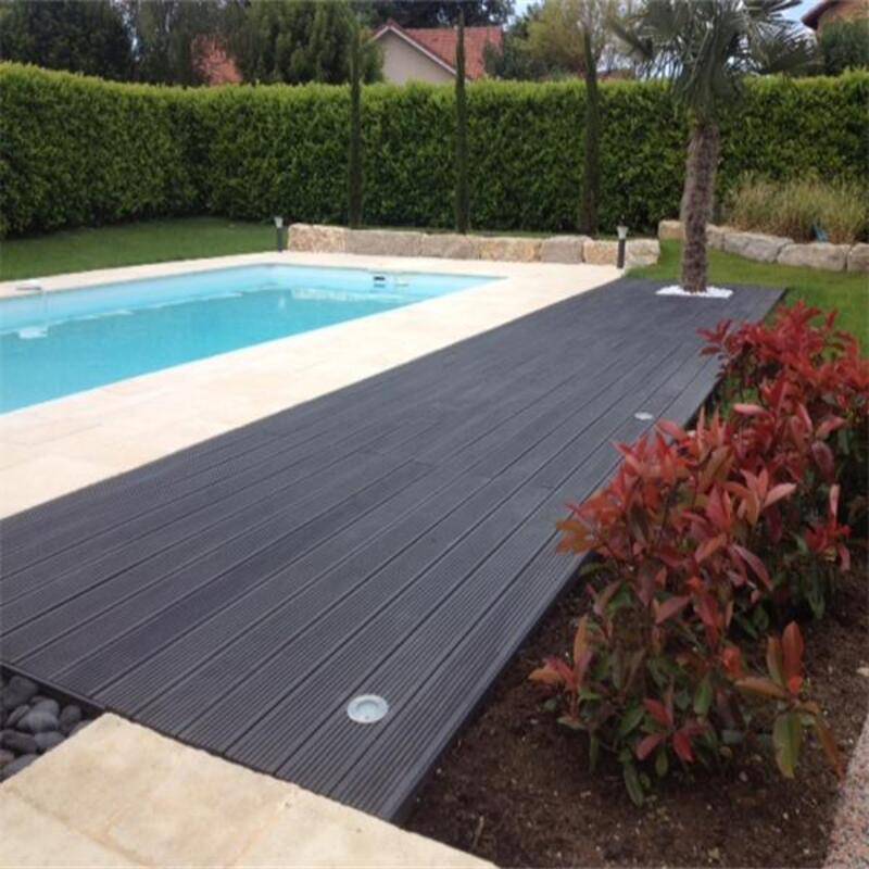 Lame terrasse bois composite plein Maxima L 360 cm - Coloris - Gris anthracite, Epaisseur - 22mm, Largeur - 14 cm, Longueur - 360 cm - Image 5