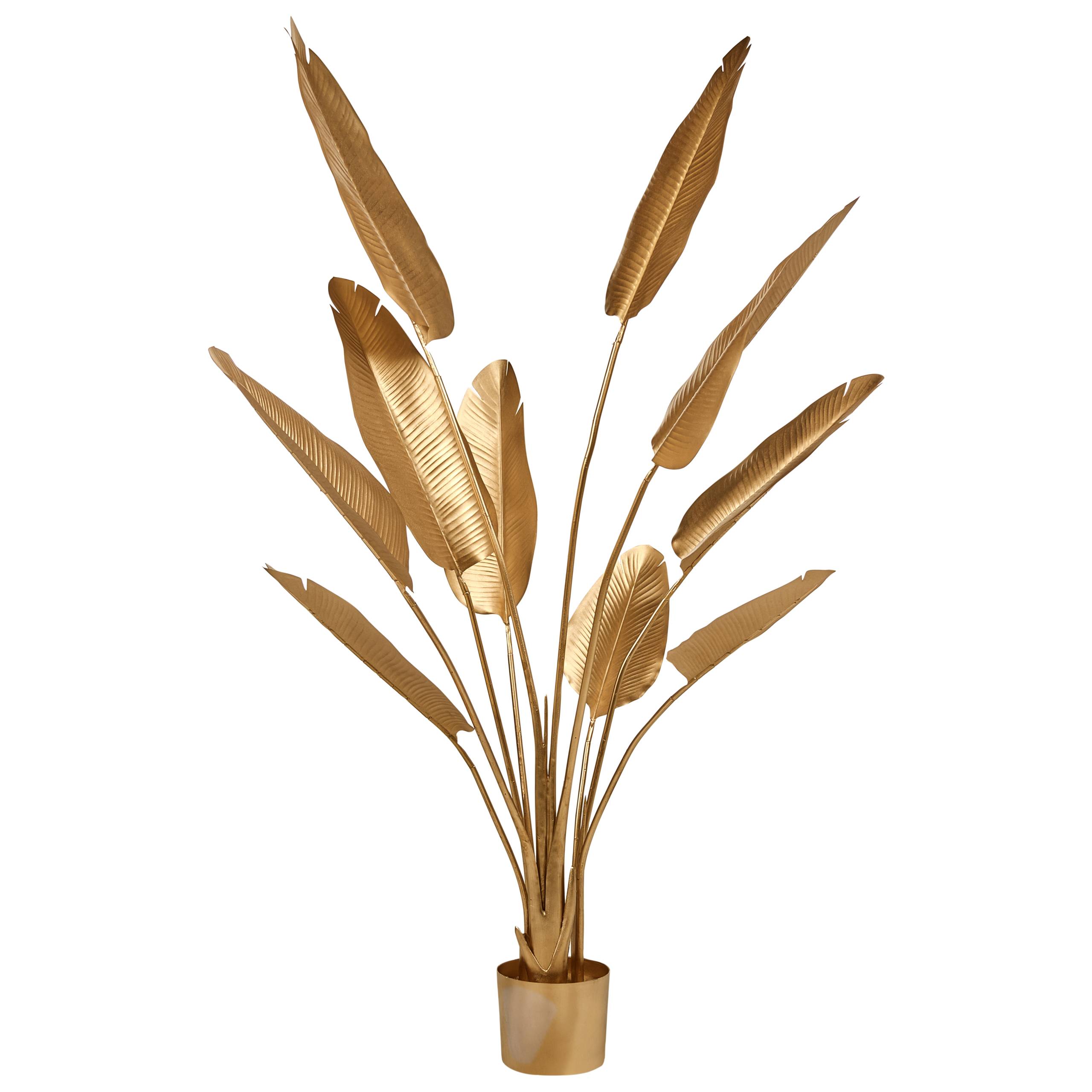Beliani - Plante artificielle Matière synthétique Doré BANANA TREE - 77x77x162- Beliani - Image 2