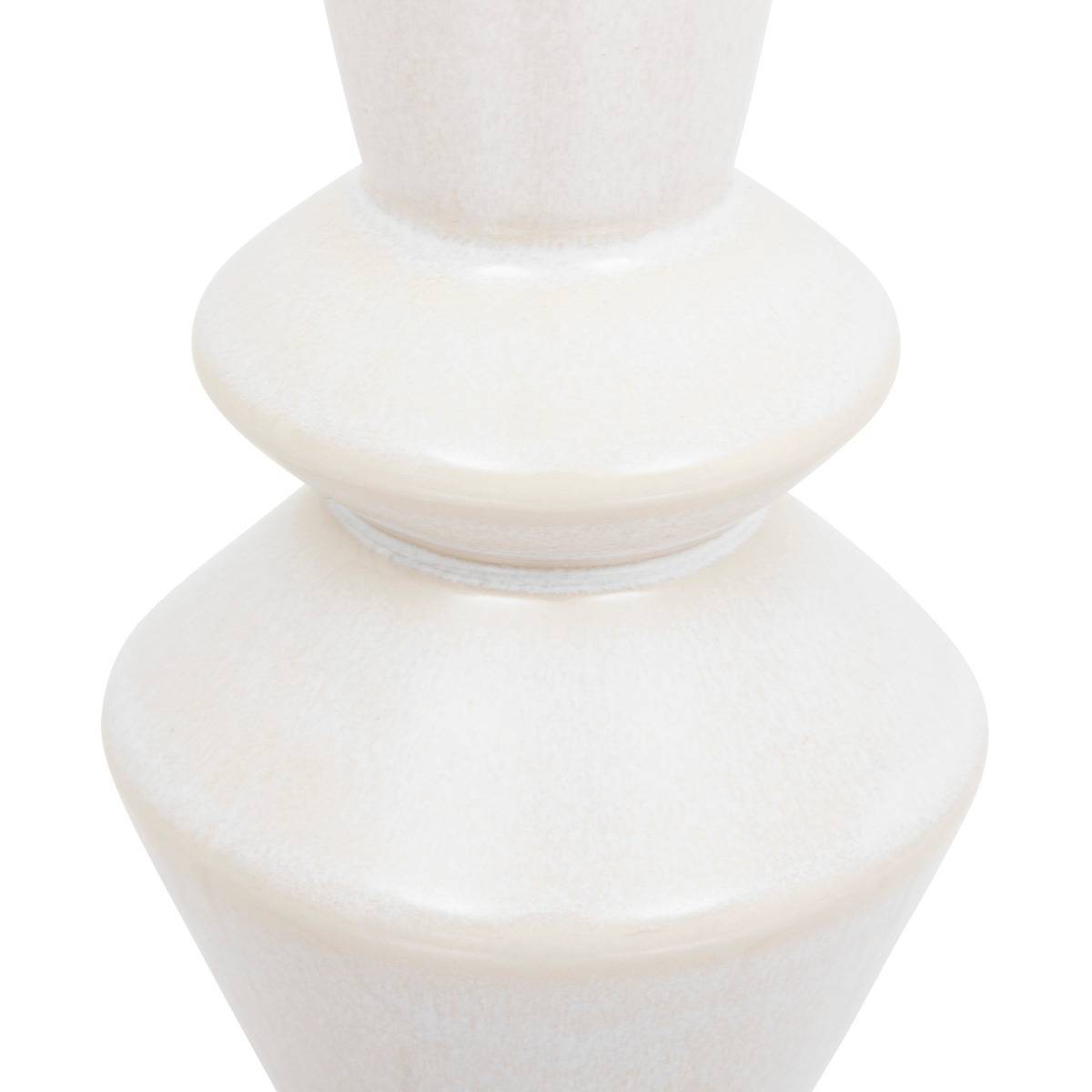 Atmosphera - Soliflore forme "Soleya" D7cm blanc - Atmosphera Créateur d'intérieur - Imagen 2