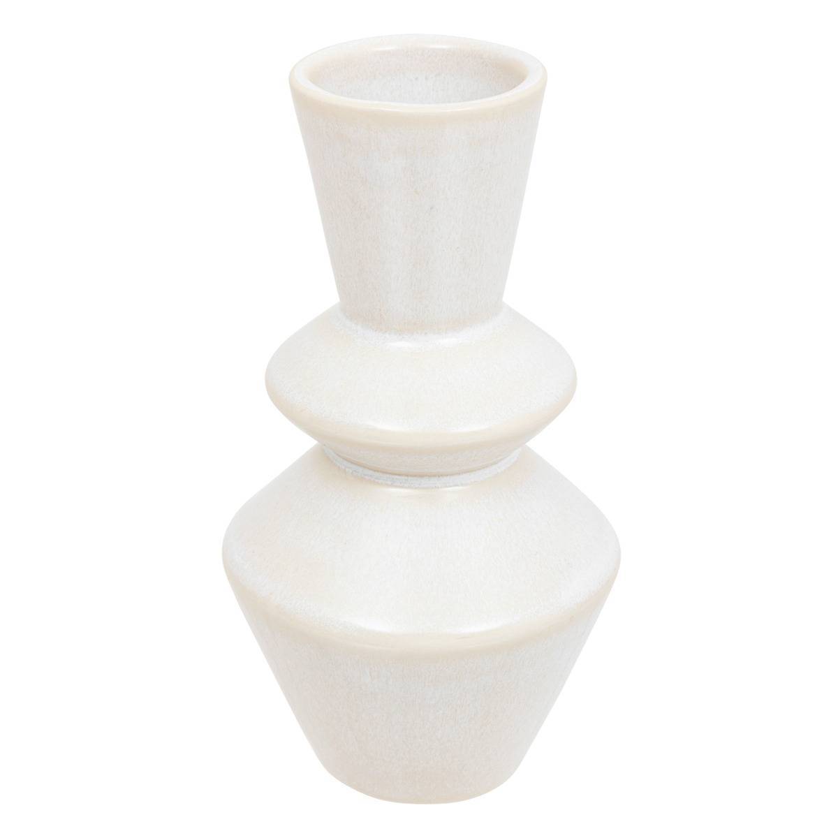 Atmosphera - Soliflore forme "Soleya" D7cm blanc - Atmosphera Créateur d'intérieur - Imagen 1