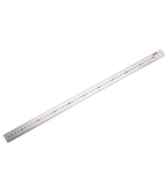 Règle acier inox. 300x25x1 mm ALYCO 197281