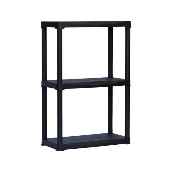 Dmora - Armoire d'extérieur Dalbertin, Etagère d'extérieur, Armoire de balcon polyvalente avec 1 étagère, 100% Made in Italy, 60x30h90 cm, Anthracite - Dmora - Image 1
