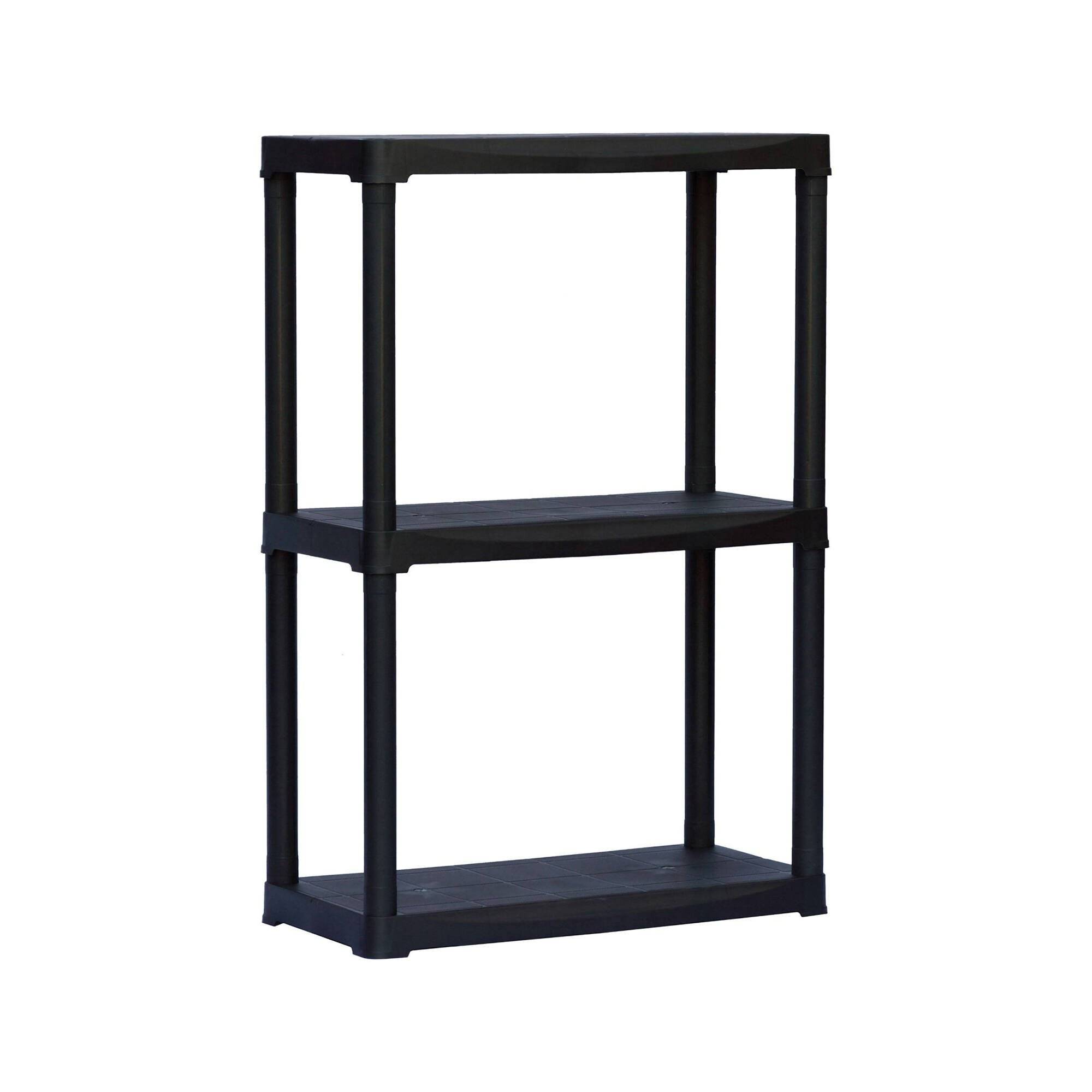 Dmora - Armoire d'extérieur Dalbertin, Etagère d'extérieur, Armoire de balcon polyvalente avec 1 étagère, 100% Made in Italy, 60x30h90 cm, Anthracite - Dmora - Image 1
