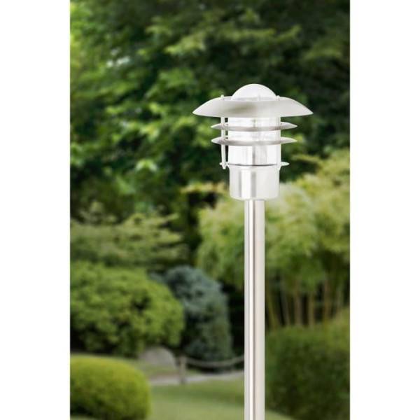 Brilliant - Potelet extérieur TERRENCE H90cm - BRILLIANT - Acier - 1 ampoule E27 requise - Image 1