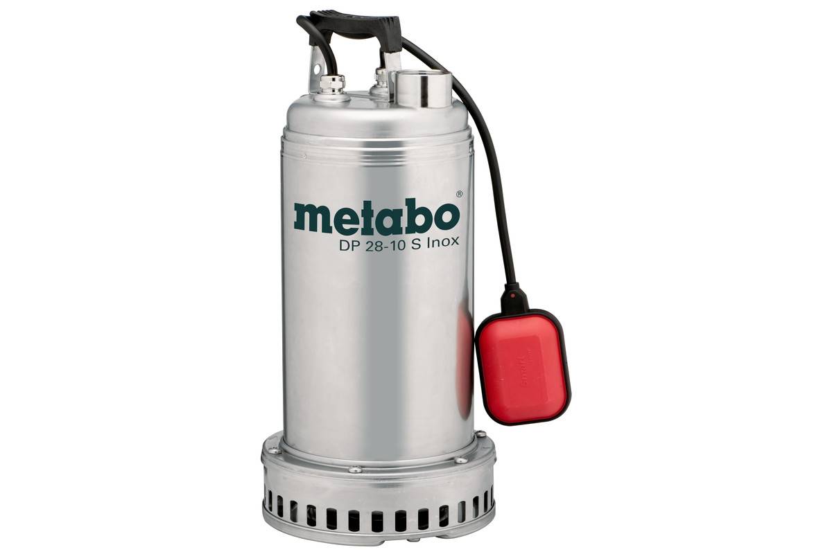 Metabo - Pompe de chantier DP 28-10 S Inox - 28000 L/h - hauteur de refoulement max. 17m Metabo