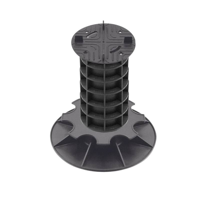 Jardinex - Plot terrasse dalle réglable 23 - 26 cm - Noir - Jardinex - Imagen 1