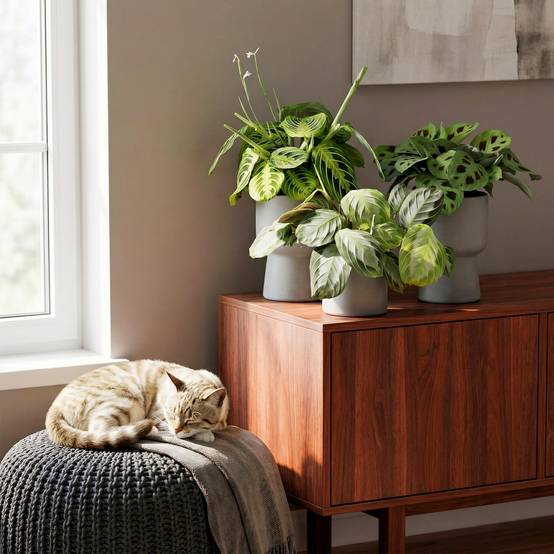 Trio de Maranta - H35cm - Image 2