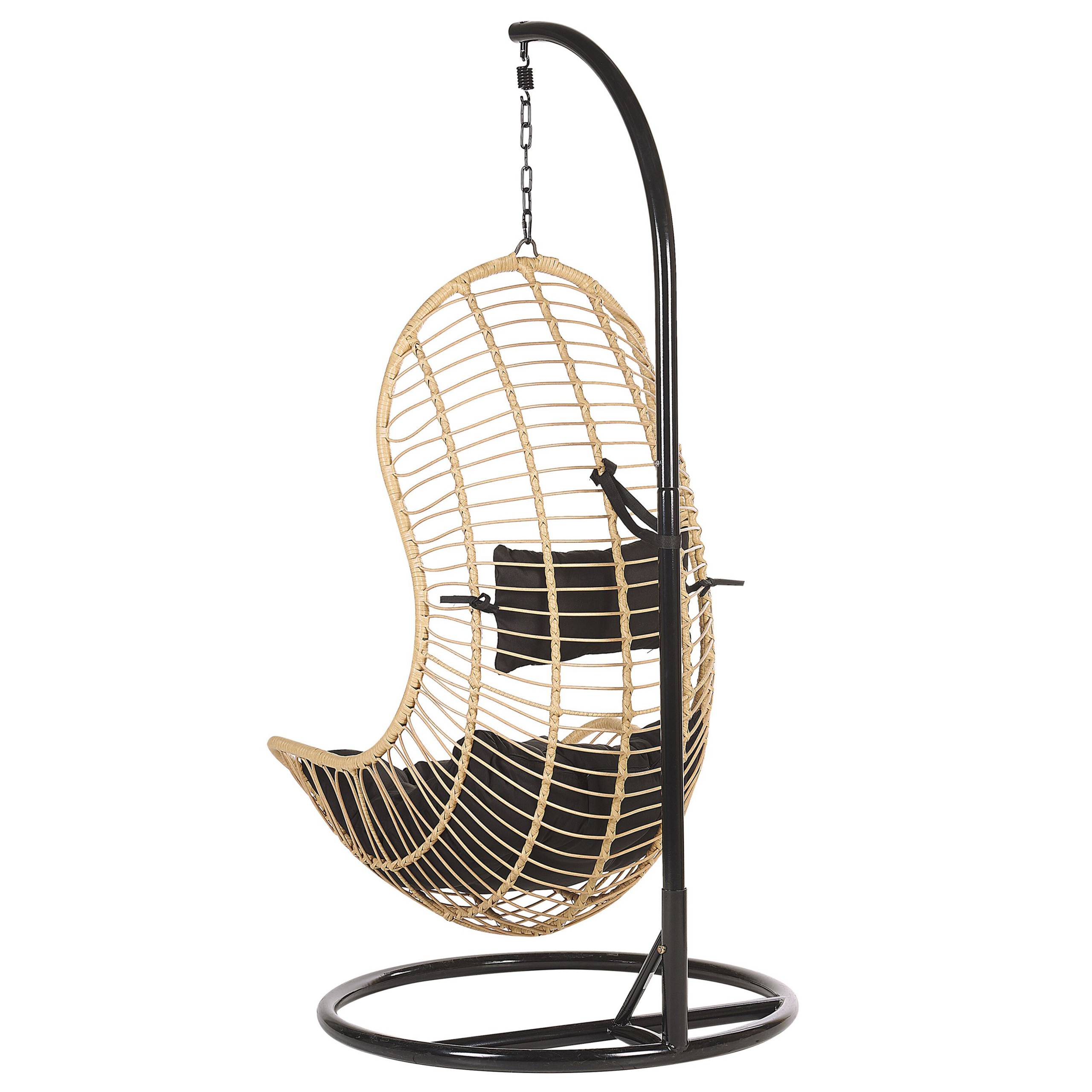 Beliani - Chaise porte-à-faux Polyrotin Naturel PINETO - Beliani - Imagen 6