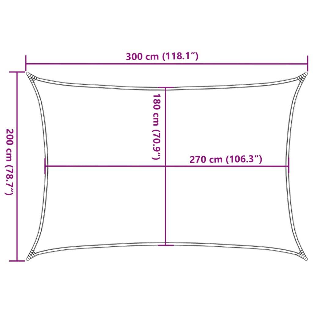 Maison Chic - Voile d'ombrage - Voile solaire 160 g/m² Anthracite 2x3 m PEHD - Image 10