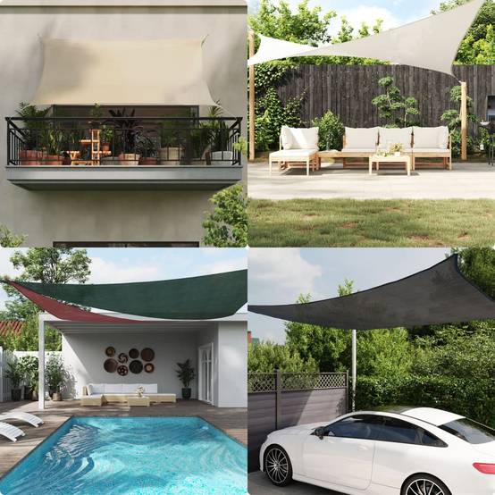 Maison Chic - Voile d'ombrage - Voile solaire 160 g/m² Anthracite 2x3 m PEHD - Image 2